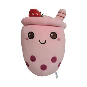 Lissidoll Strawberry Milk Tea Plush Toy - Pink